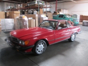 Mercedes 560SL vorne